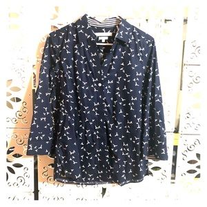 Medium Blue Button Down